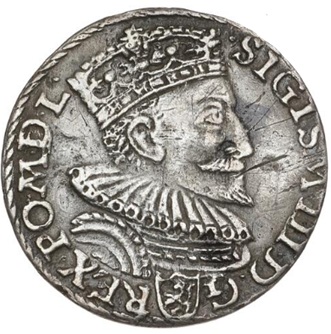 Sigismund III Vasa, 1598  (Olkusz Mintt - 3 Groschen) Gum. 1076. (2)